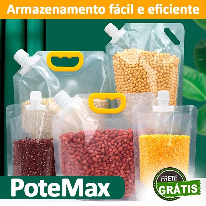 PoteMax - transforme a maneira como você armazena seus alimentos