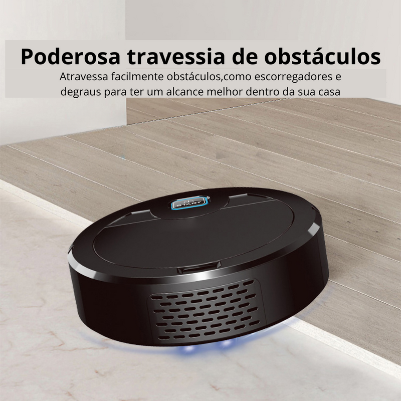 🤖 Robô de Limpeza Doméstica Inteligente 3 em 1 - Agora disponível no Brasil! 🏡