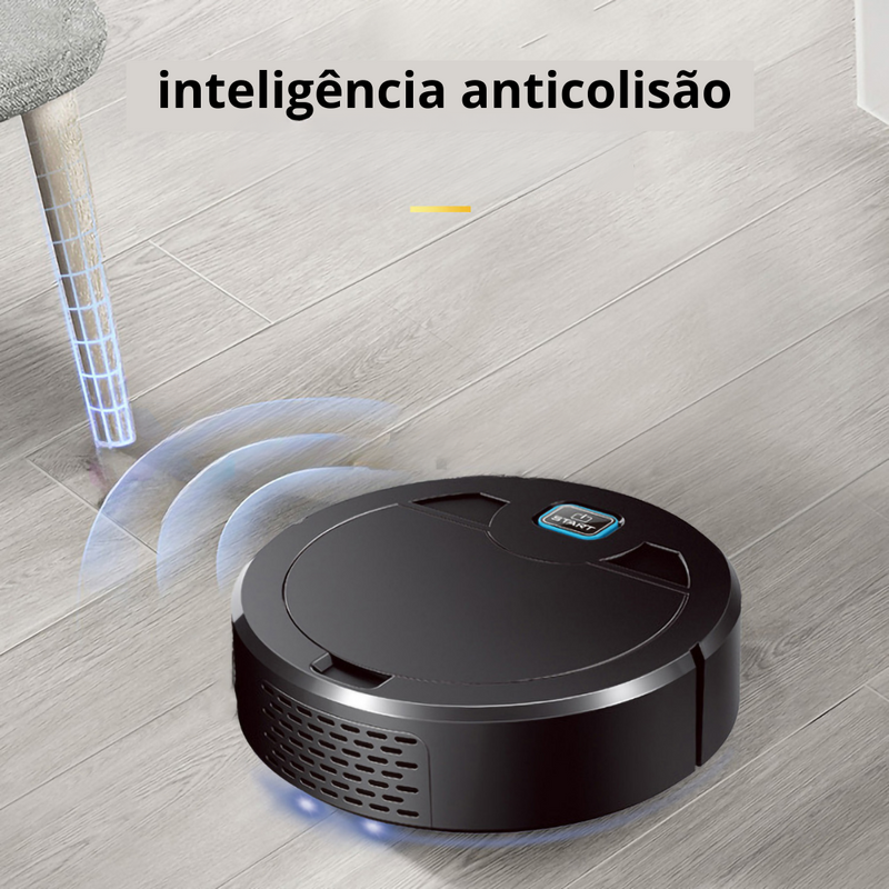 🤖 Robô de Limpeza Doméstica Inteligente 3 em 1 - Agora disponível no Brasil! 🏡