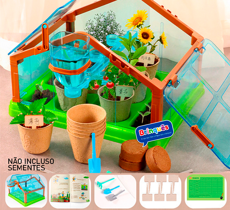 Mini Estufa Ecológica Infantil Brinquês - PoliStore