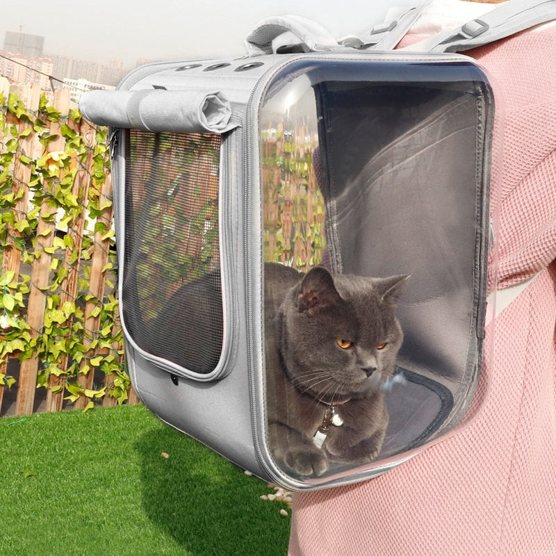 Bolsa de Transporte para Gatos Visão Panorâmica - PoliStore