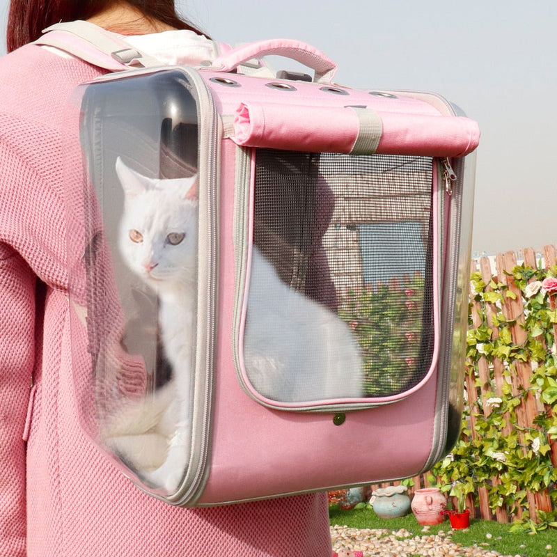 Bolsa de Transporte para Gatos Visão Panorâmica - PoliStore