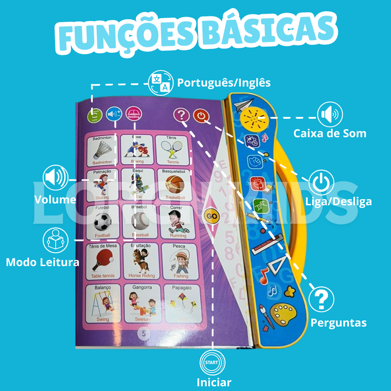 Livro Inteligente Multifuncional - Desenvolvimento Infantil