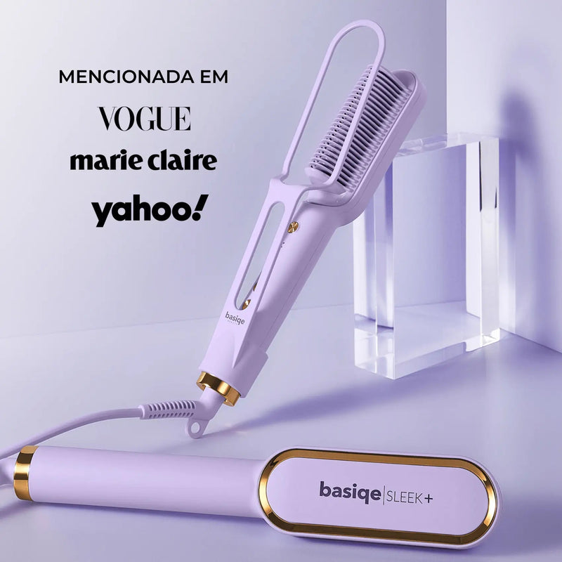 SLEEK PLUS | Escova Alisadora + Clip Finalizador