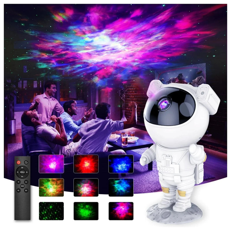 Projetor Astronauta de Galáxia Led - SpaceVision - PoliStore