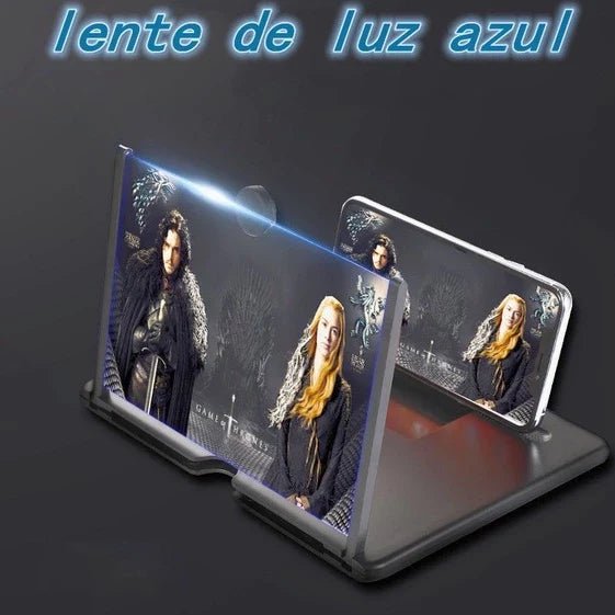 Ampliador De Tela Lente 3d Suporte Dobrável De Celular - PoliStore