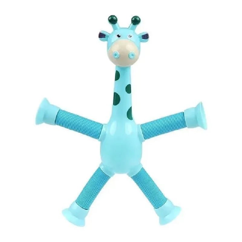 (Kit 4 ) Girafas Divertidas Articulada com Ventosa - PoliStore