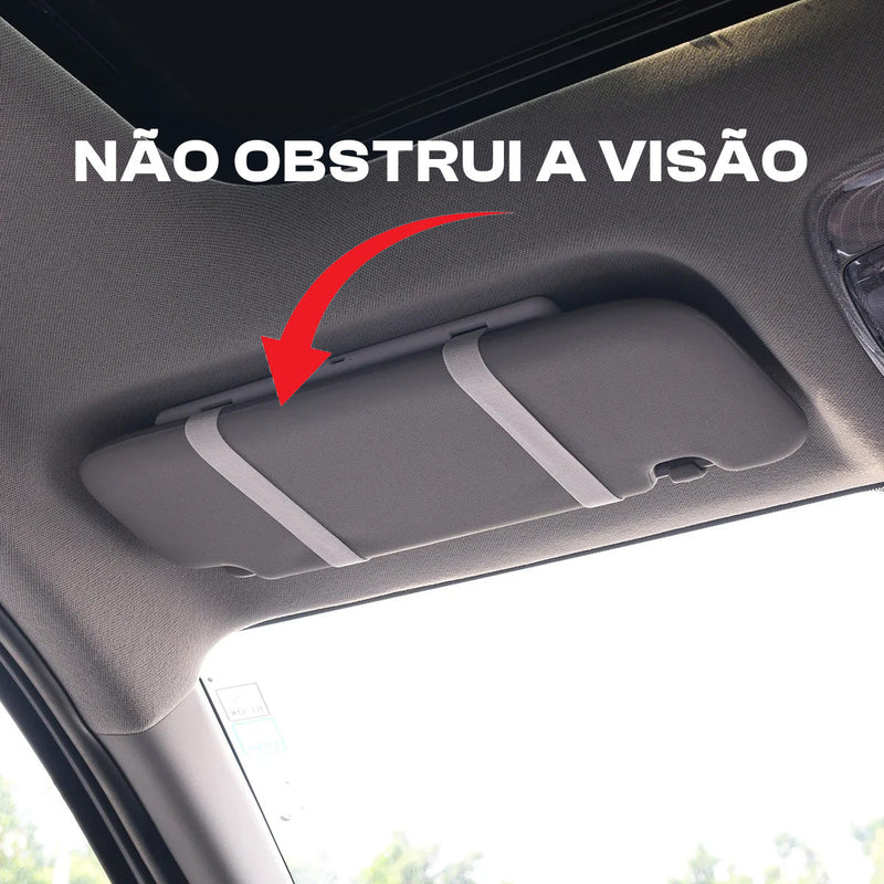 Espelho de Maquiagem para carro com LED - Frete Grátis