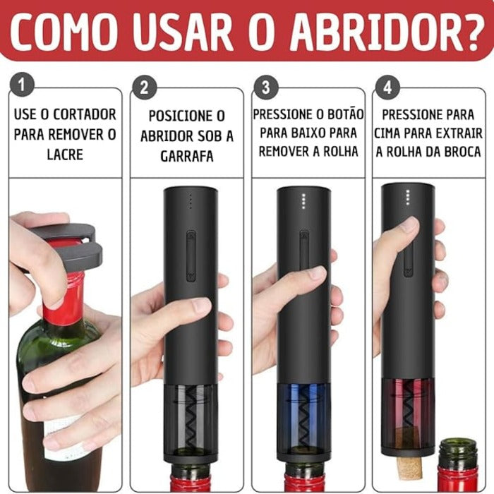 Super Abridor Automático de Vinhos EasyWine